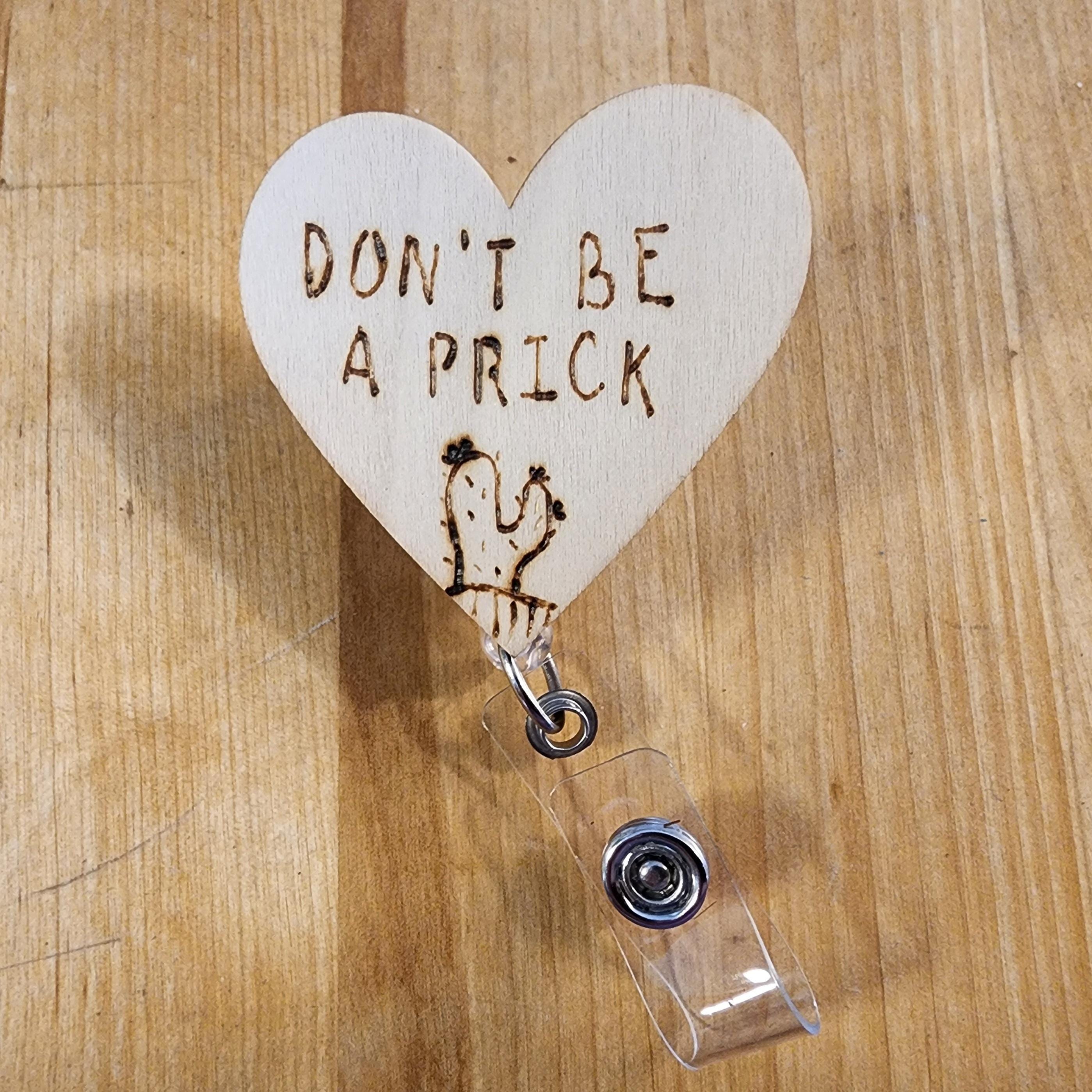 Wood Burned Badge Reels