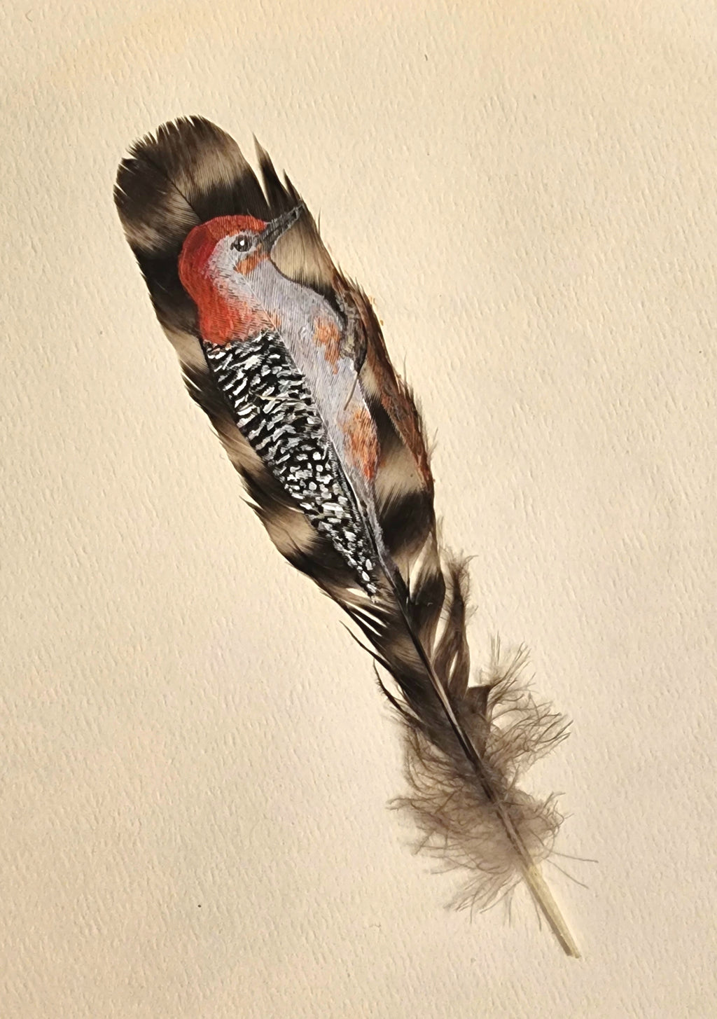 Custom Hand-Painted Feathers