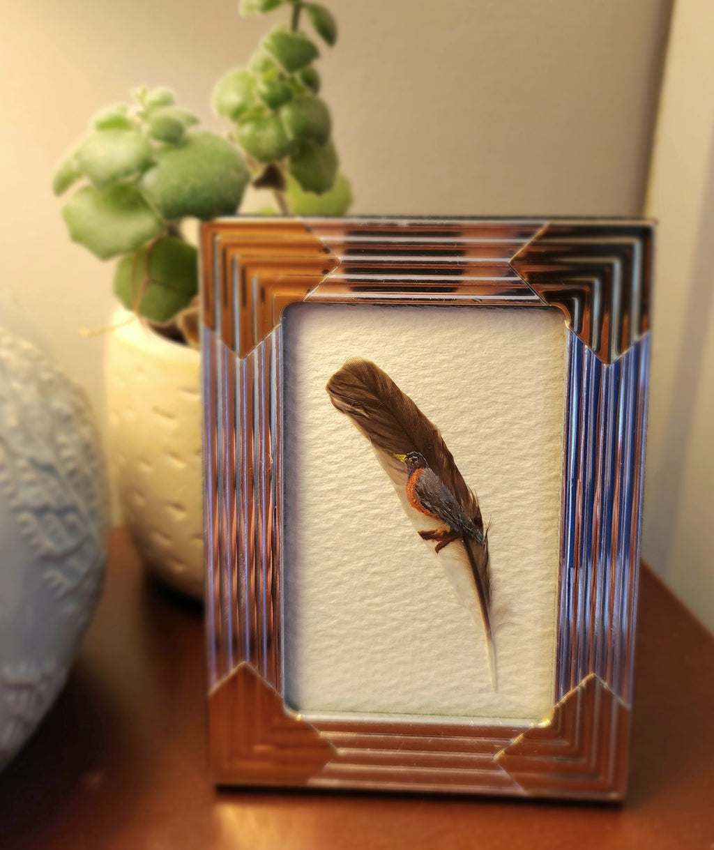 Custom Hand-Painted Feathers