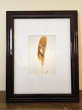 Eastern Blue Bird: Hand-Painted on Feather