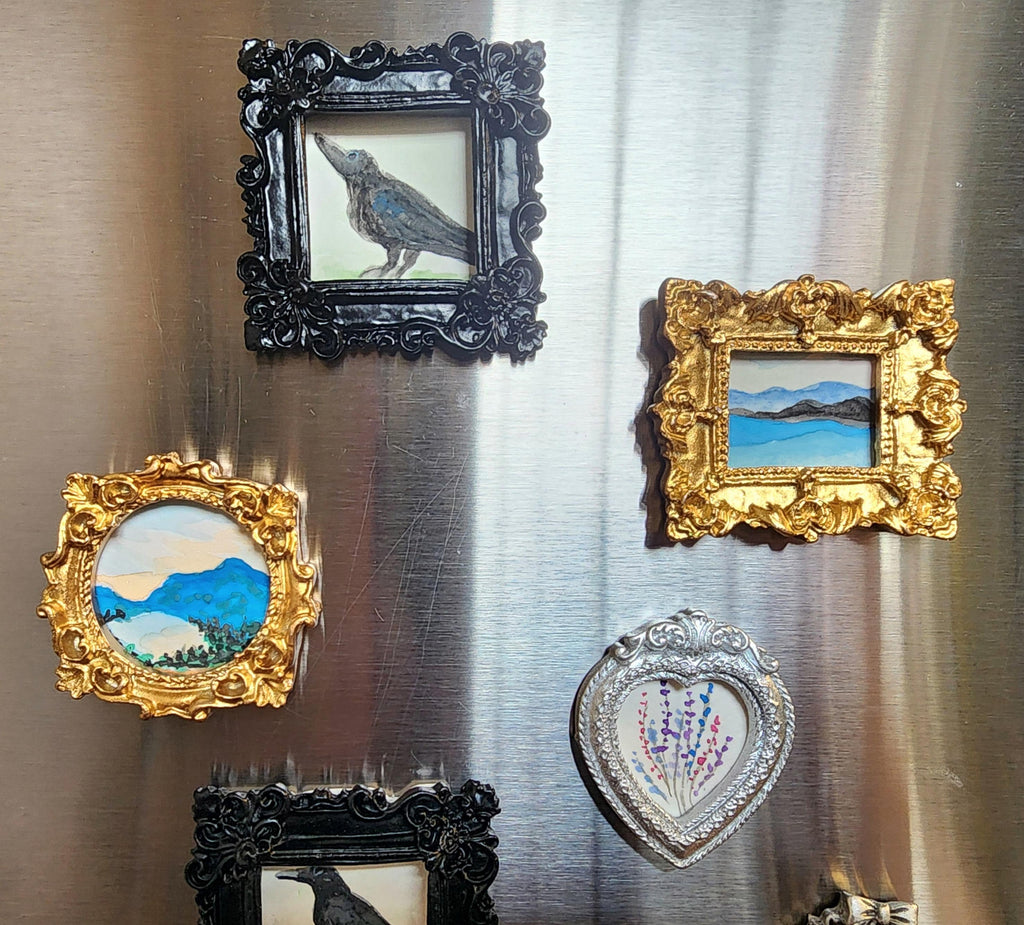 Hand-painted Mini Gallery Wall Fridge Magnets