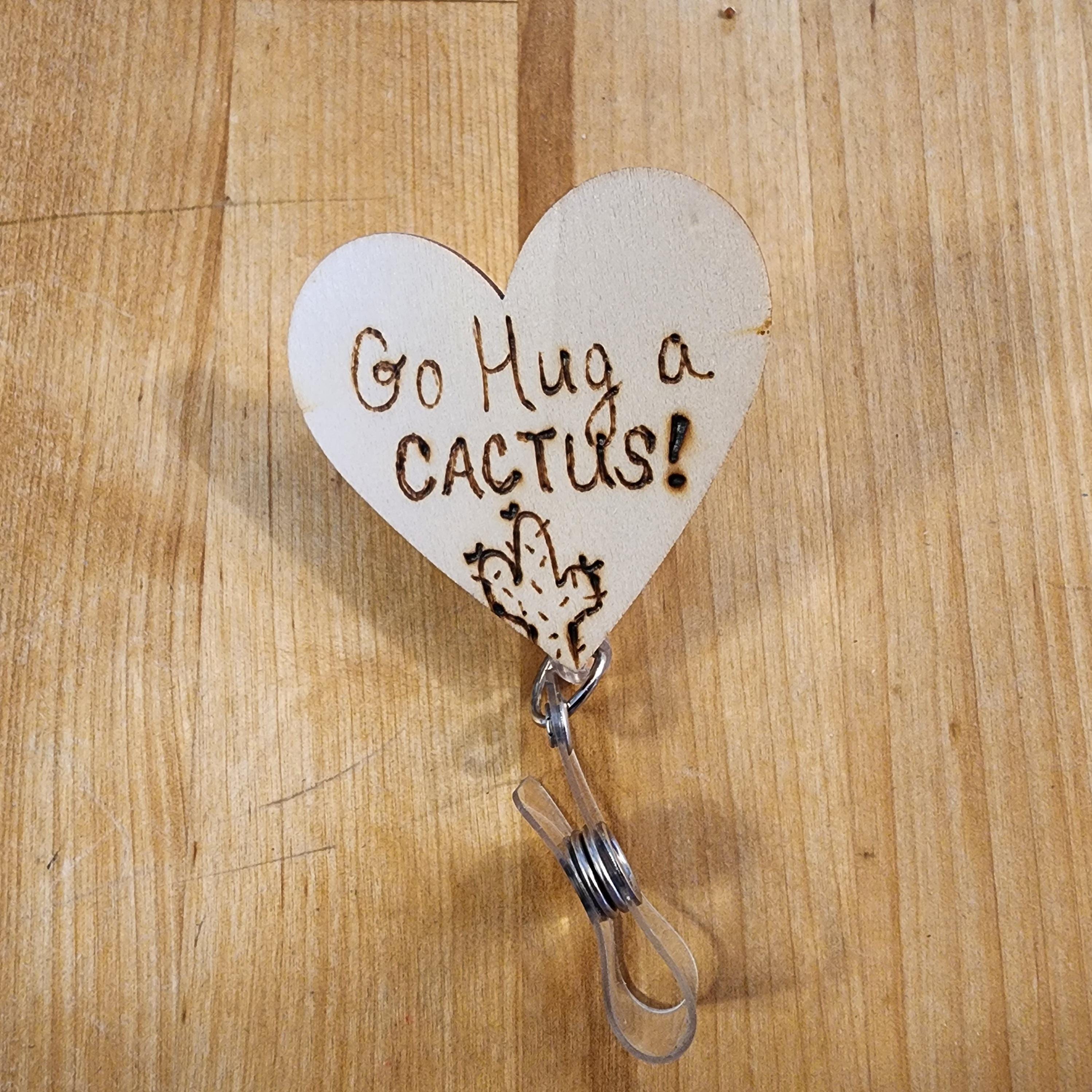 Wood Burned Badge Reels