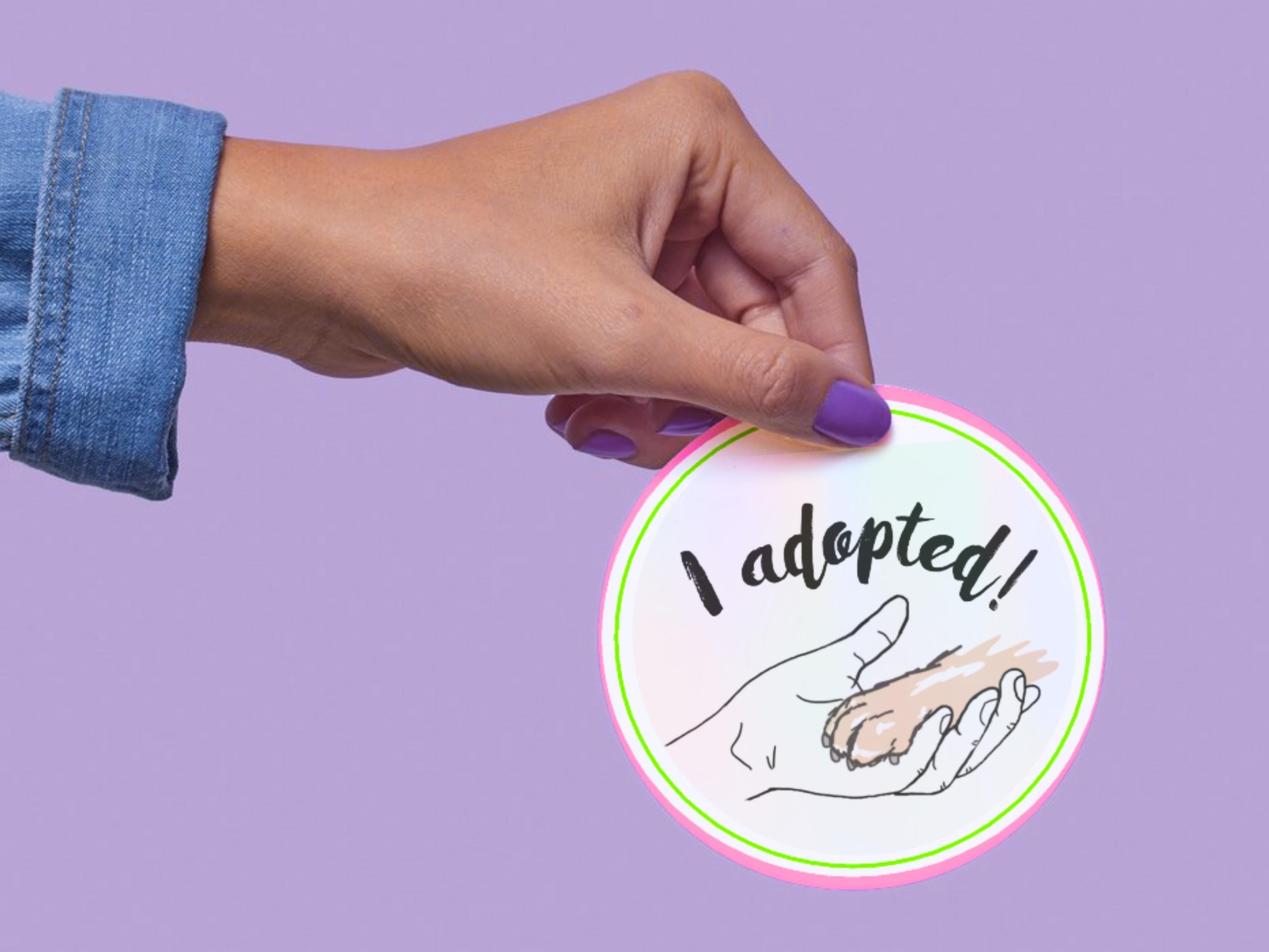 Holographic Rescue Sticker