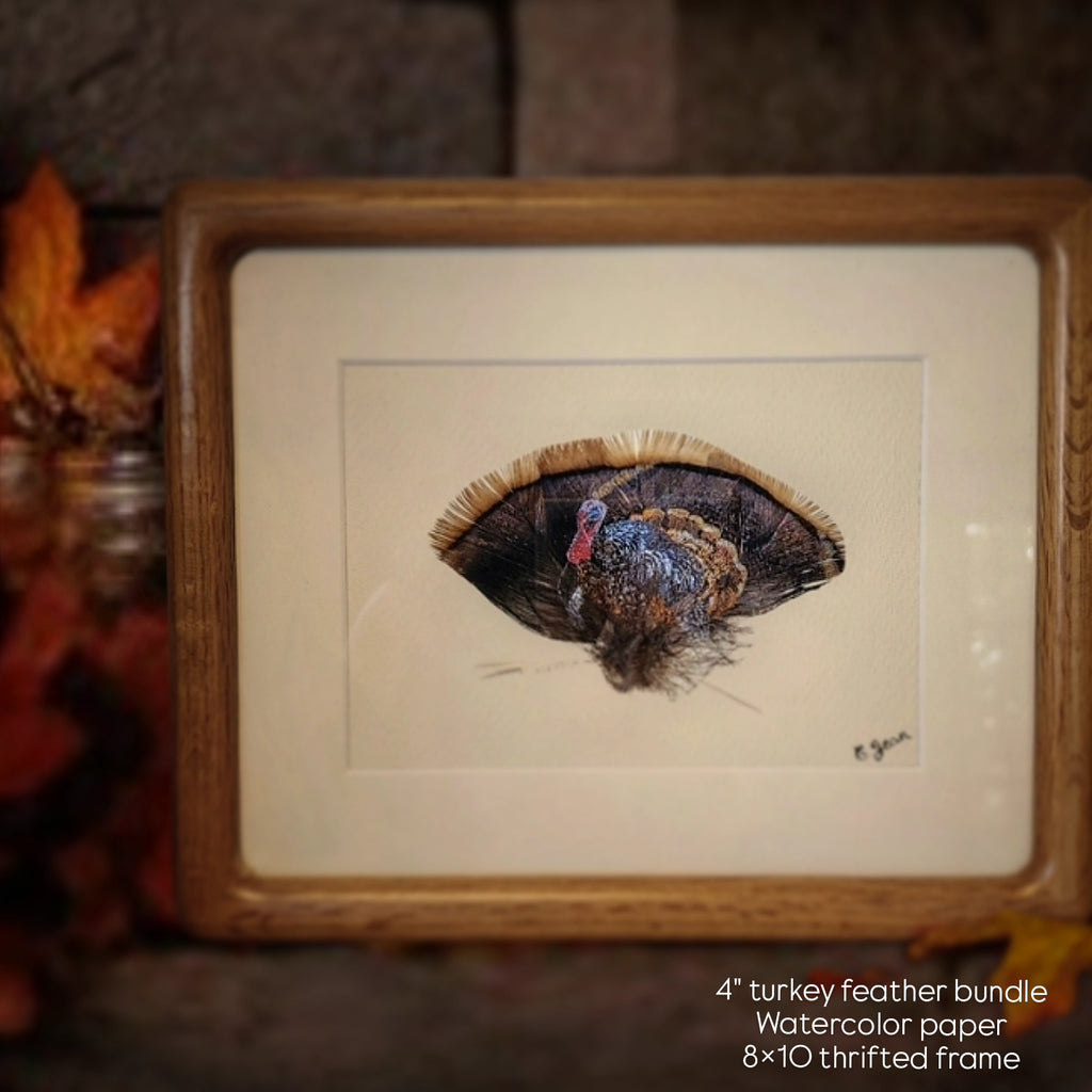 Custom Hand-Painted Feathers