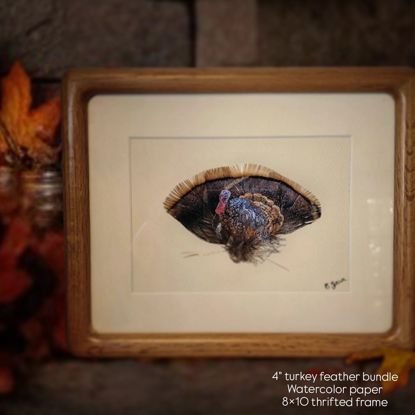 Custom Hand-Painted Feathers