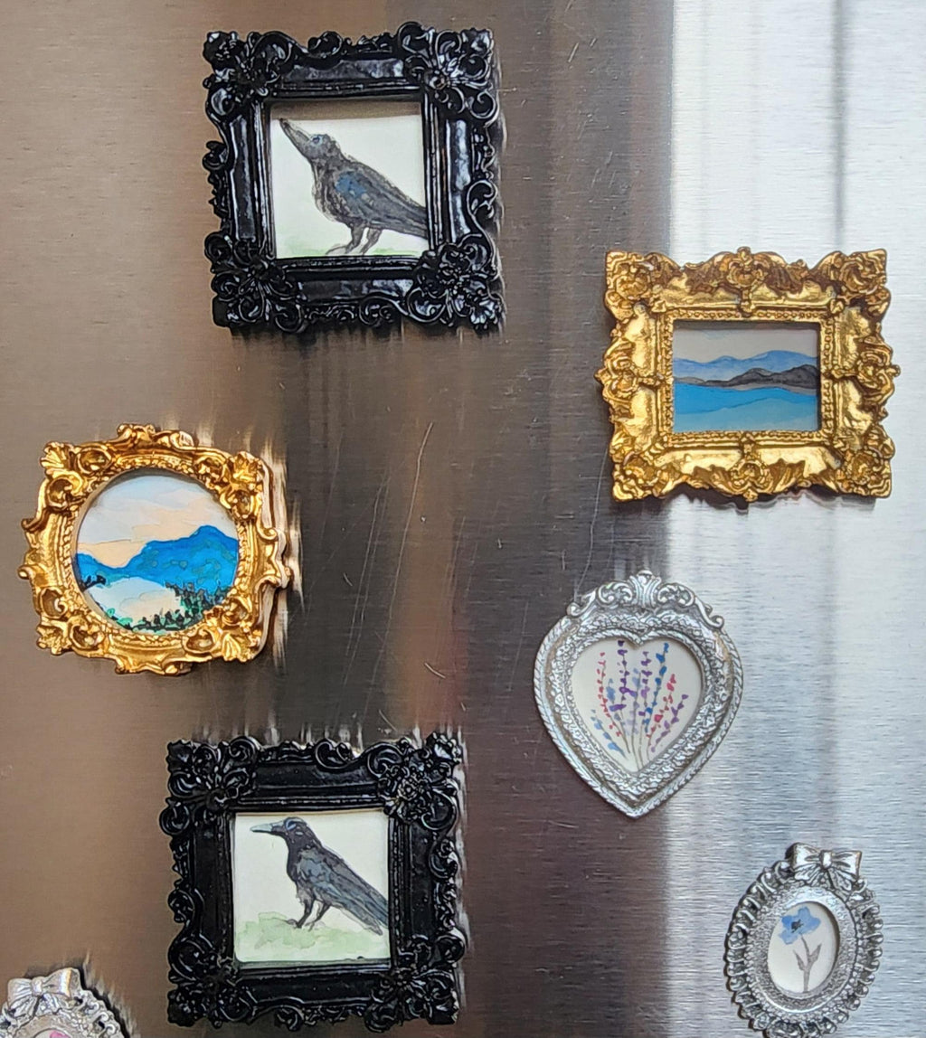 Hand-painted Mini Gallery Wall Fridge Magnets