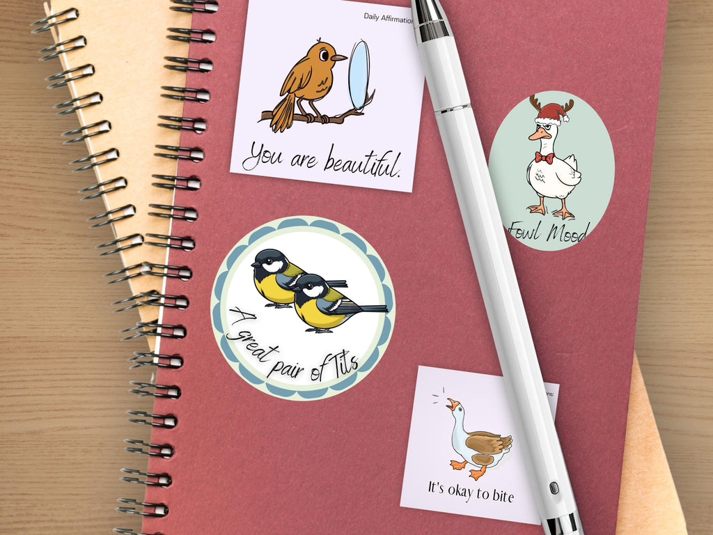 Doodle Bird Sticker Collection