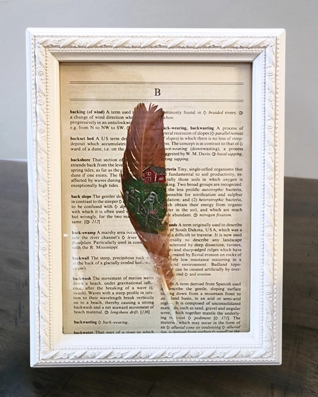 Shaw Farm Feather Art: Acrylic Painting on Feather