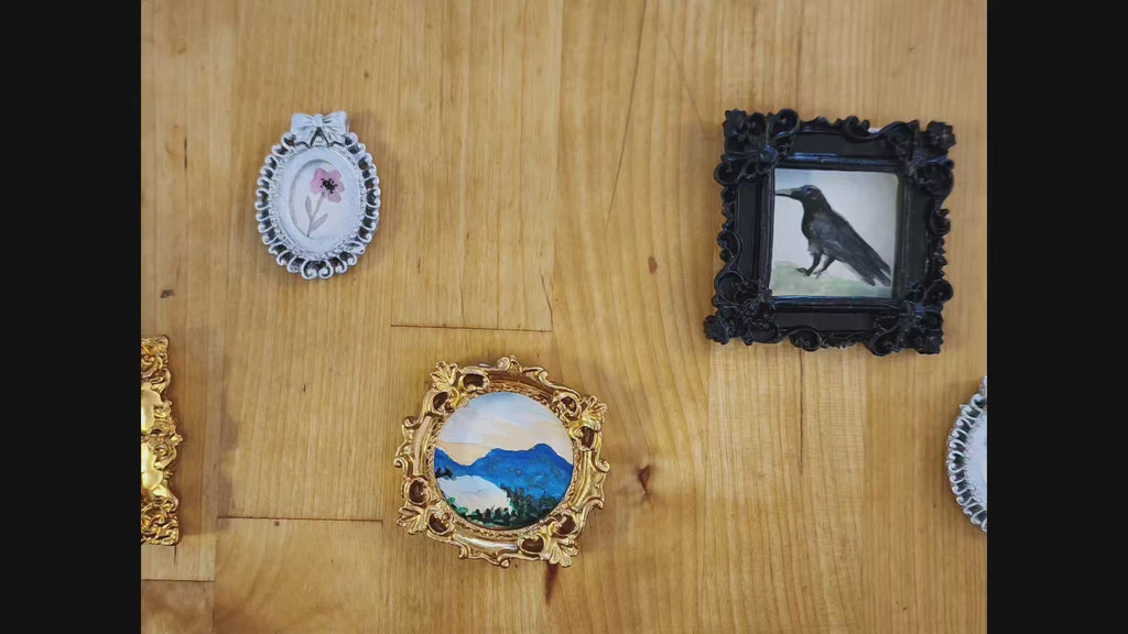 Hand-painted Mini Gallery Wall Fridge Magnets